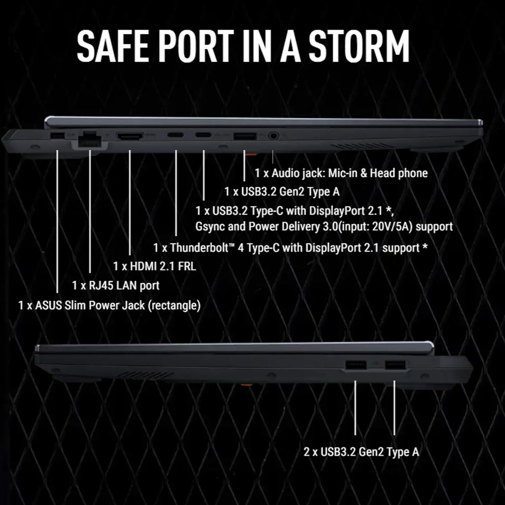 TUF F16 16” FHD+ 165Hz Gaming Laptop, Intel I7-14650Hx, Nvidia RTX 5050, 64GB DDR5, 2TB SSD