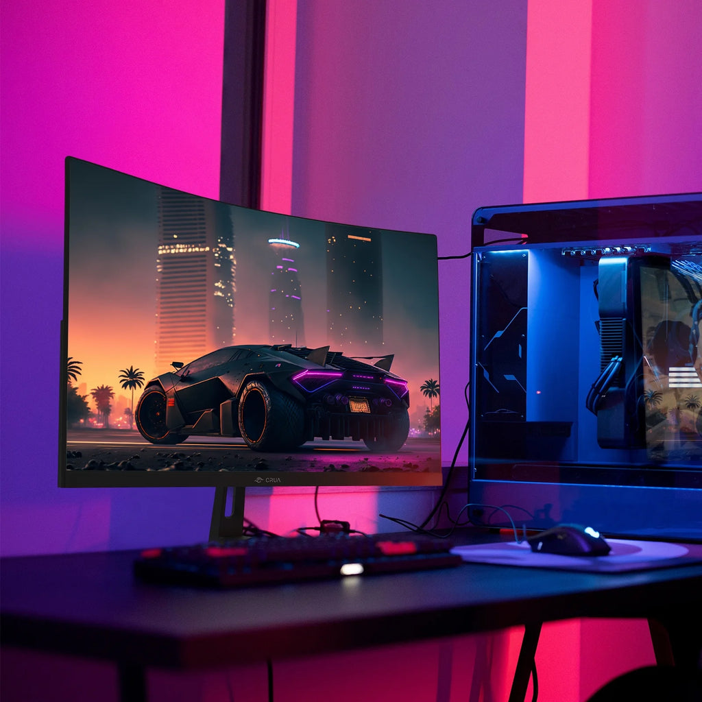 27" 165Hz/180Hz Curved Gaming Monitor - FHD 1080P,Freesync,1800R Frameless Computer Monitor, 1Ms GTG, DP&HDMI Port, Black