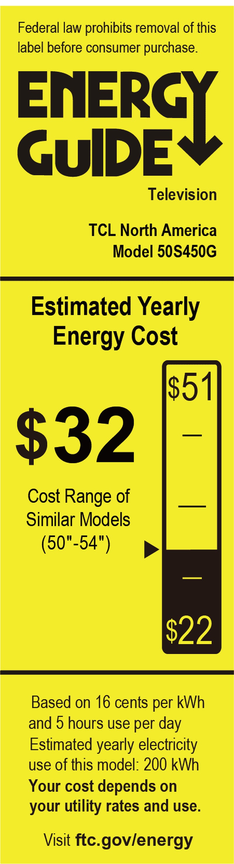 50” Class S Class 4K UHD HDR LED Smart TV with Google TV, 50S450G