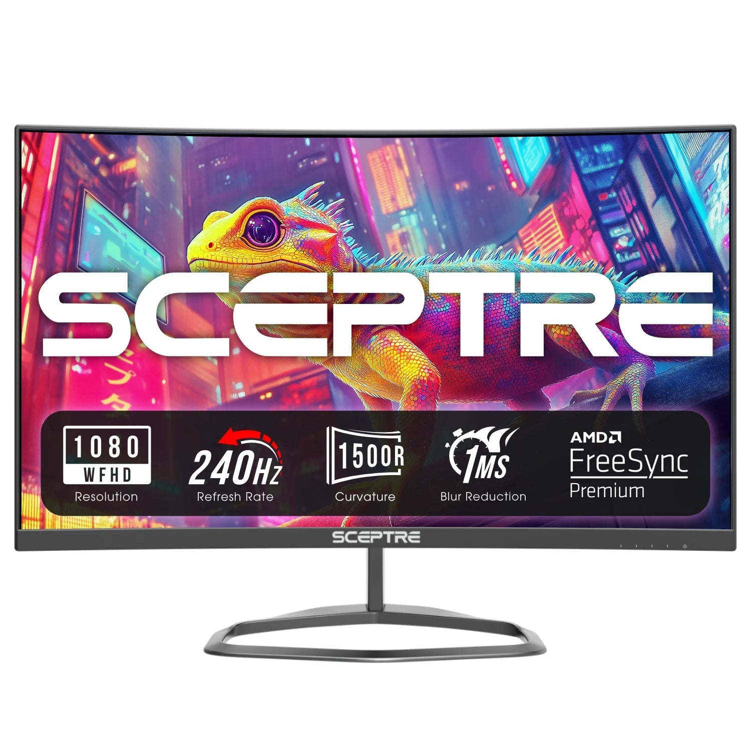 New Curved 25-Inch Gaming Monitor 240Hz 1500R HDMI X2 DP X2 Build-In Speakers 2025
