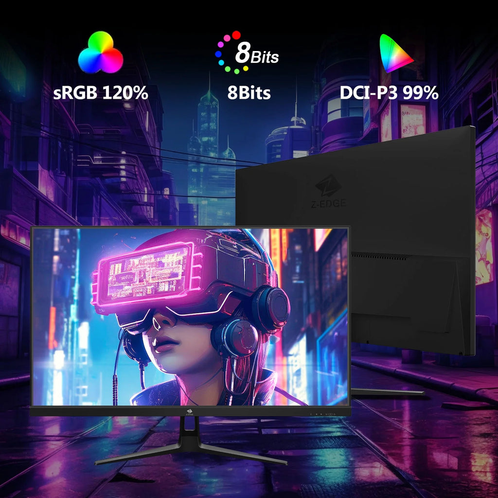 27 Inch 240Hz Gaming Monitor, FHD 1080P IPS Display, 1Ms MPRT, AMD Freesync, HDR Support, VESA Mount Compatible, Black