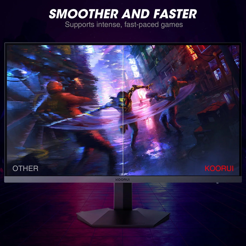 27" Gaming Monitor, FHD 1080P, 240Hz, Freesync, HDMI/DP, Frameless, Wall-Mountable, Black, GN02
