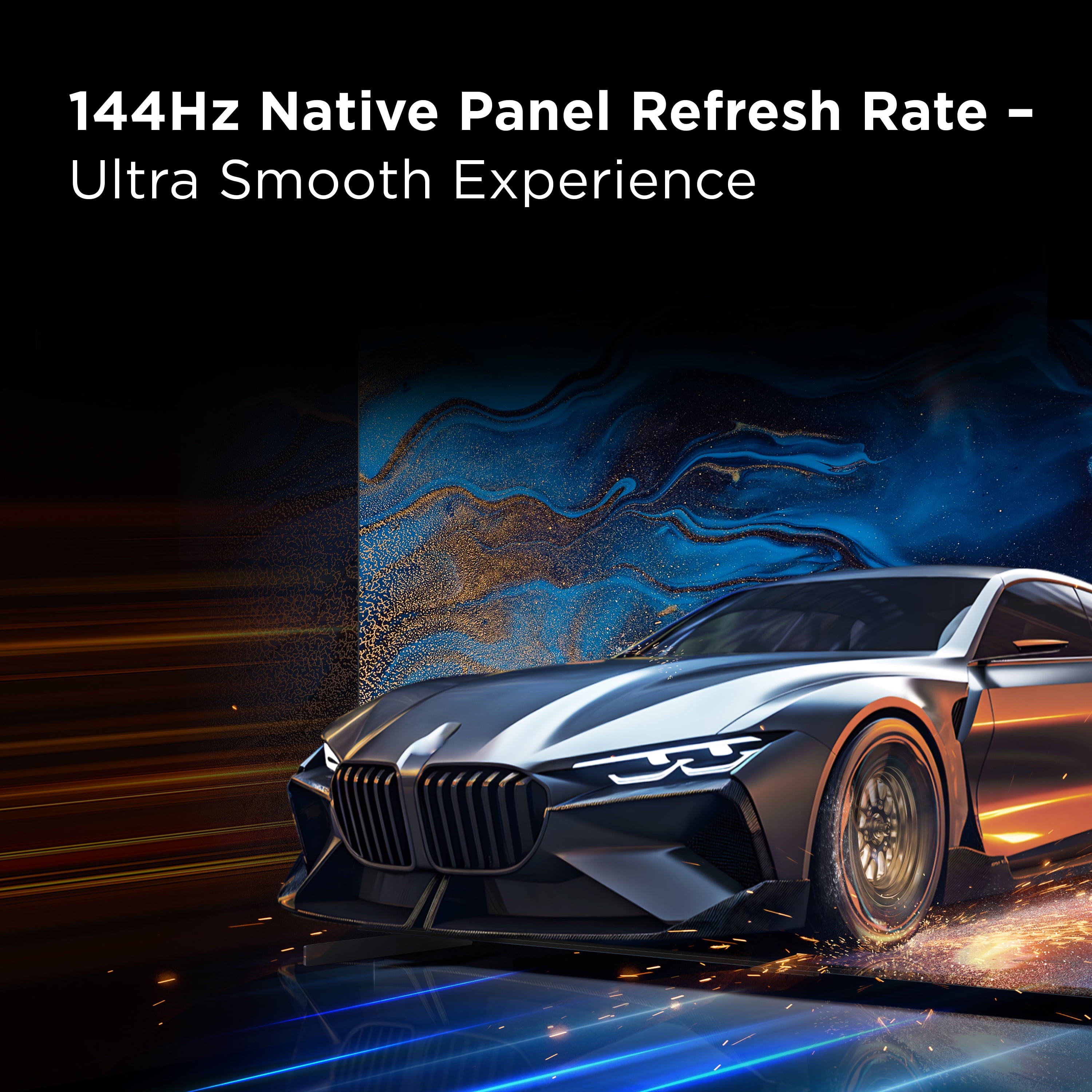 98" Q Series (NEW 2025) 4K QLED, 144Hz, Dolby Vision HDR & Dolby Atmos Google TV, Including Built-In Google Assistant with Voice Remote – 98Q51CG