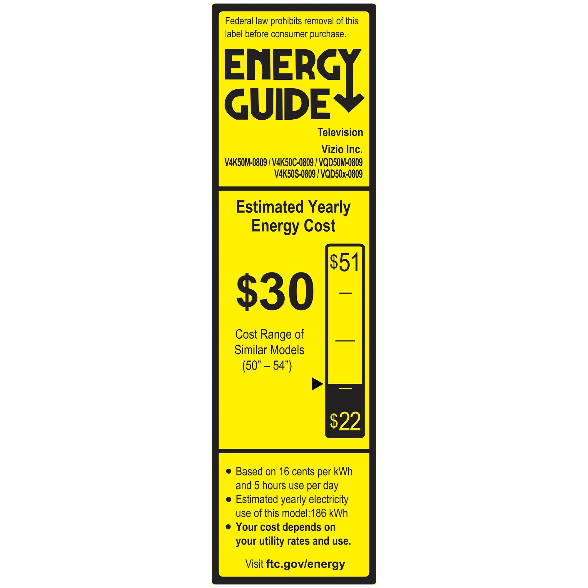 50" Class 4K UHD LED HDR Smart TV (V4K50M-08)