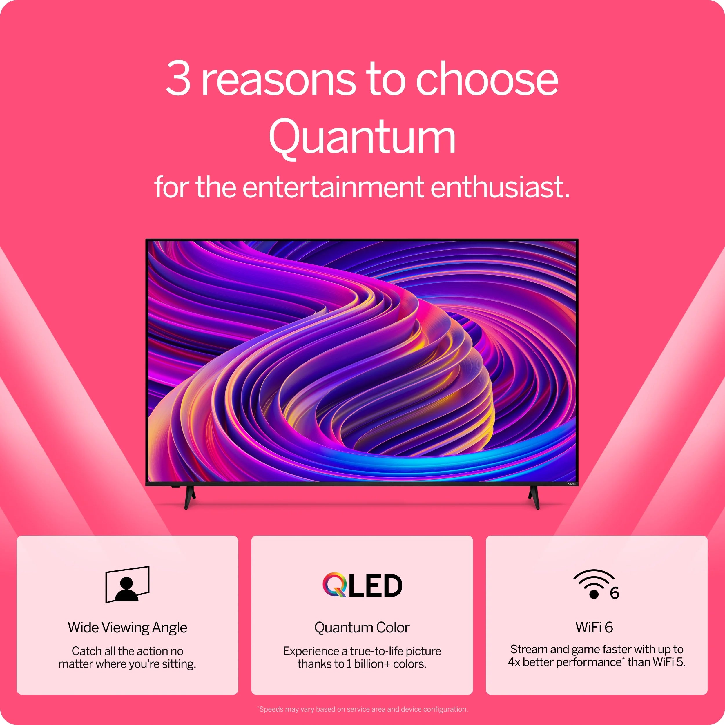 65" Class Quantum 4K QLED HDR Smart TV (M65Q6-L4)