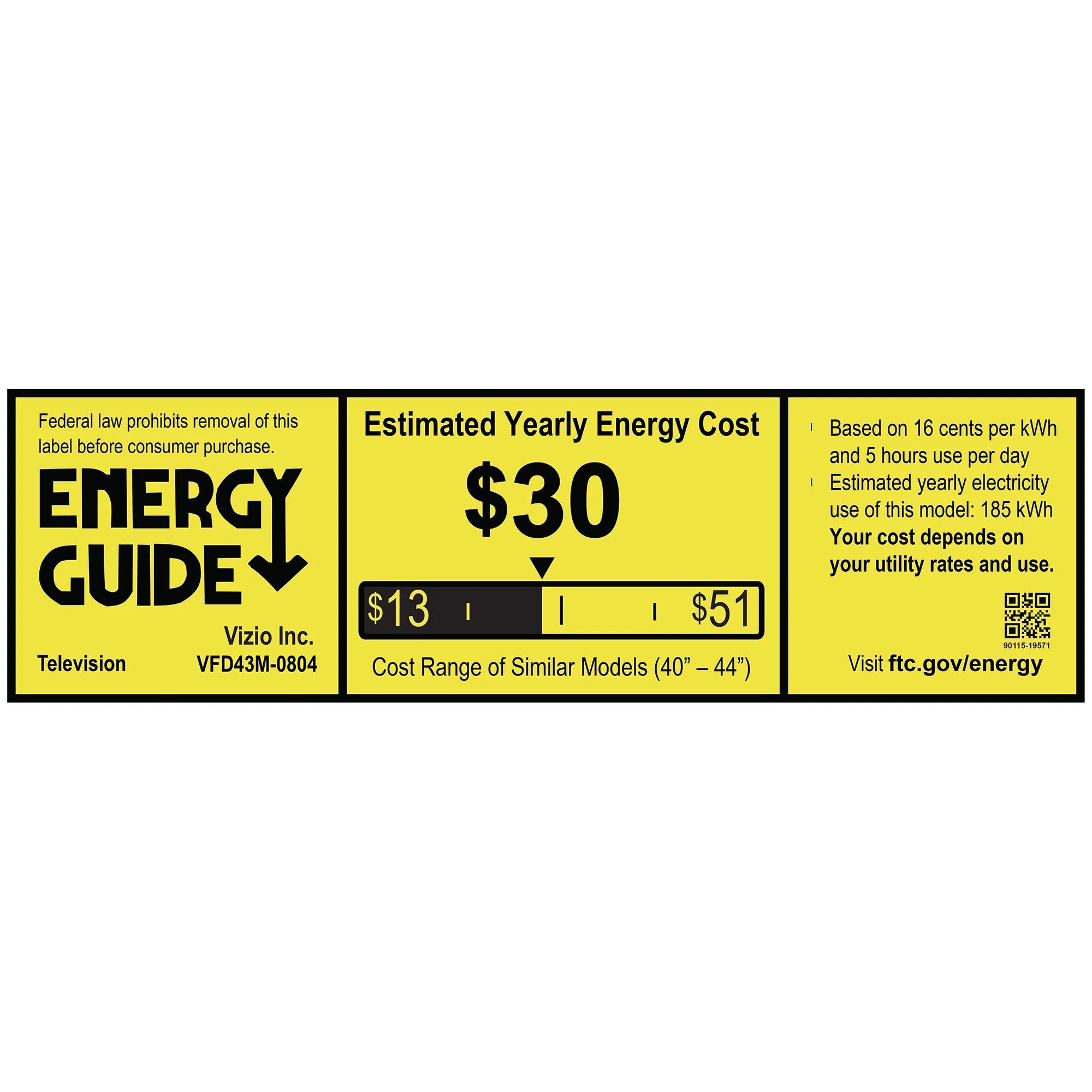 43” Class Full HD 1080P LED Smart TV (VFD43M-08)