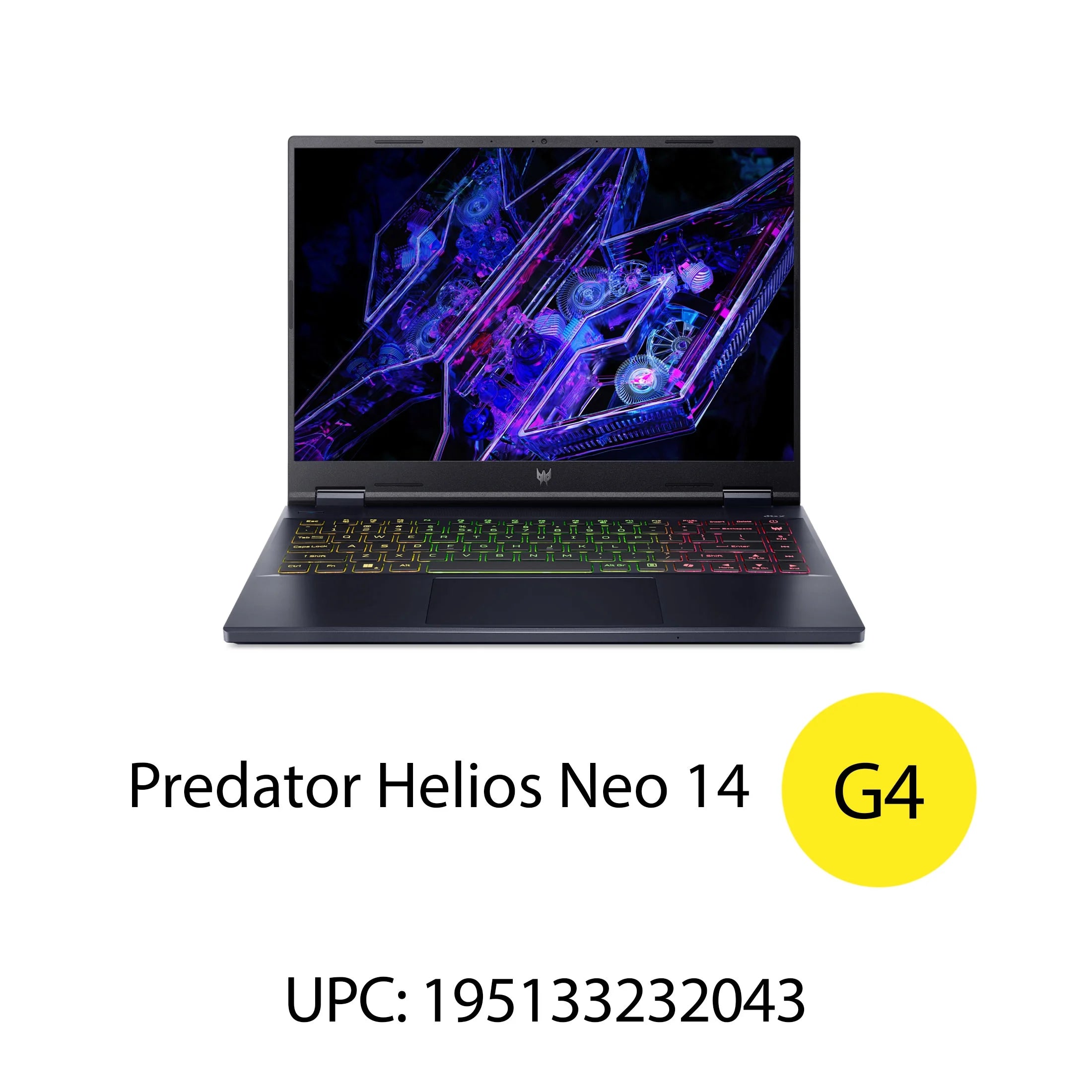 Predator Helios Neo 14.5 Inch QHD+ 120Hz Gaming Laptop Intel Core Ultra 7-155H AI PC NVIDIA Geforce RTX 4070 16GB DDR5 RAM 1TB SSD Obsidian Black (2024)