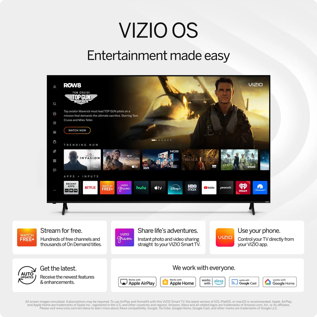 43" Class Quantum 4K QLED HDR Smart TV (VQD43M-08)