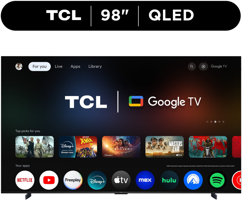 98" Q Series (NEW 2025) 4K QLED, 144Hz, Dolby Vision HDR & Dolby Atmos Google TV, Including Built-In Google Assistant with Voice Remote – 98Q51CG