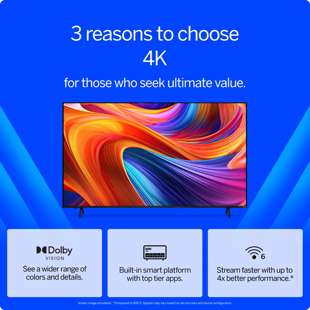 50" Class 4K UHD LED HDR Smart TV (V4K50M-08)