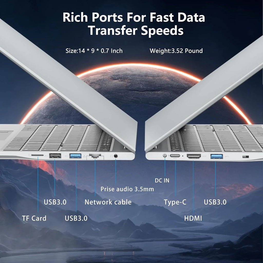 15.6 Inch Gaming Laptop, Core I7-1195G7, 32GB RAM 1TB SSD Computer, Iris Xe Graphics, Wifi 6E, Backlit Keyboard, Windows 11