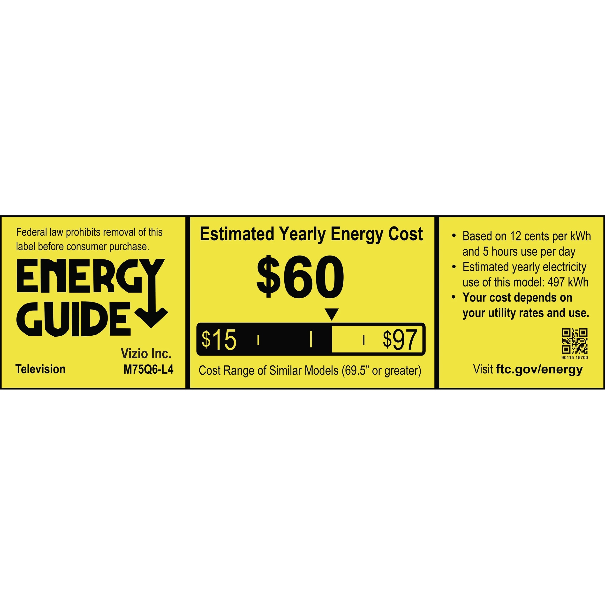 75" Class Quantum 4K QLED HDR Smart TV (M75Q6-L4)