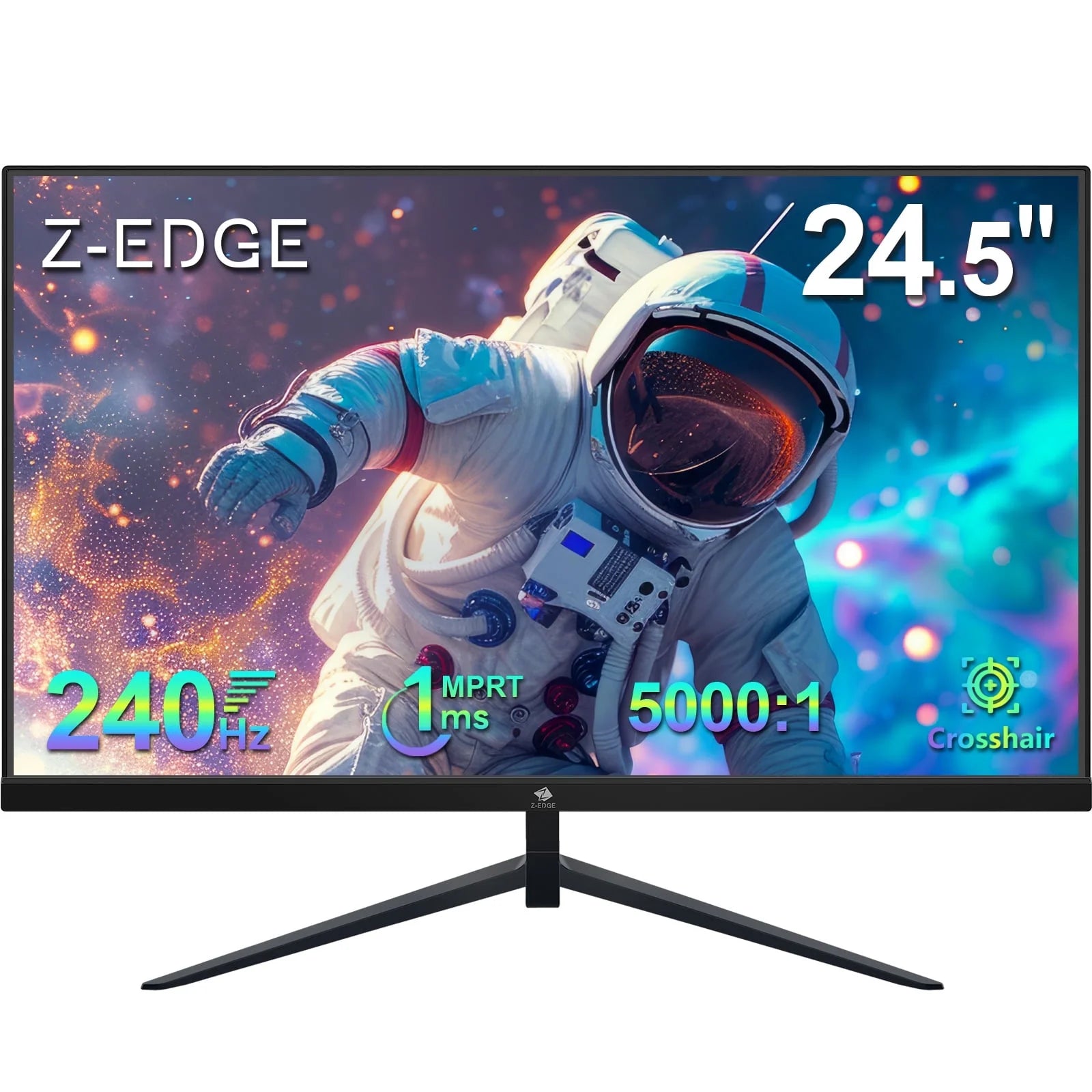 24.5 Inch 240Hz Gaming Monitor, FHD 1080P VA Display, 1Ms MPRT, AMD Freesync, HDR Support, VESA Mount Compatible