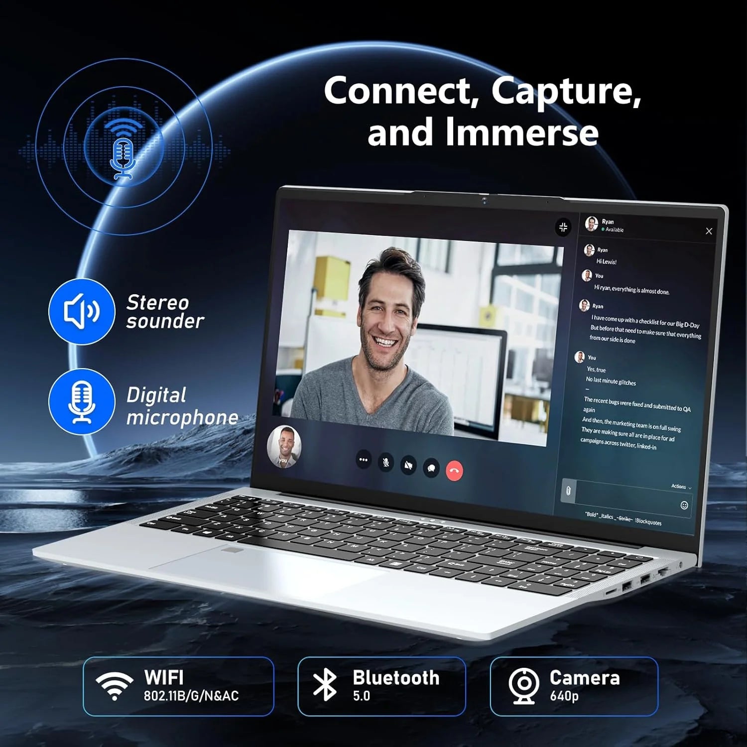 15.6 Inch Gaming Laptop, Core I7-1195G7, 32GB RAM 1TB SSD Computer, Iris Xe Graphics, Wifi 6E, Backlit Keyboard, Windows 11