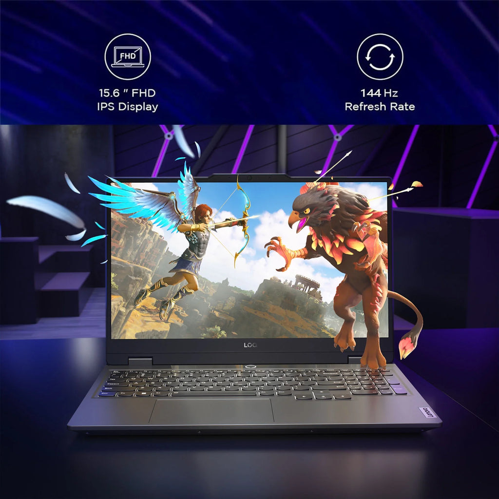 LOQ 15 Gaming Laptop - NVIDIA RTX 3050 - Intel Core I5-12450Hx Beat AMD Ryzen 7 4800H - 15.6" FHD Display 144Hz - 32GB RAM -2TB Pcie SSD -Backlit Keyboard - Windows 11 - G-SYNC