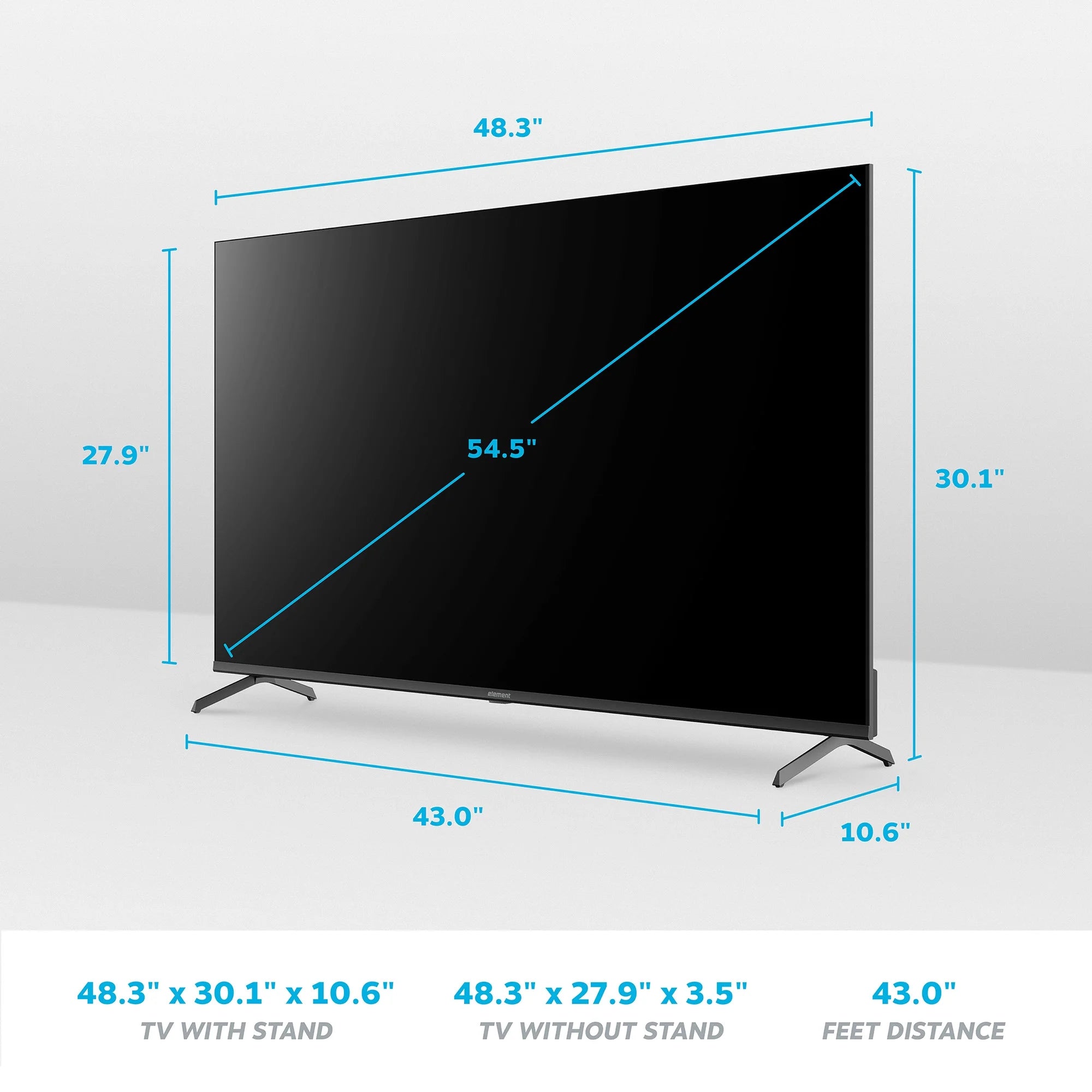 Element 55" 4K UHD HDR 144Hz Smart Google TV, E650AE55G